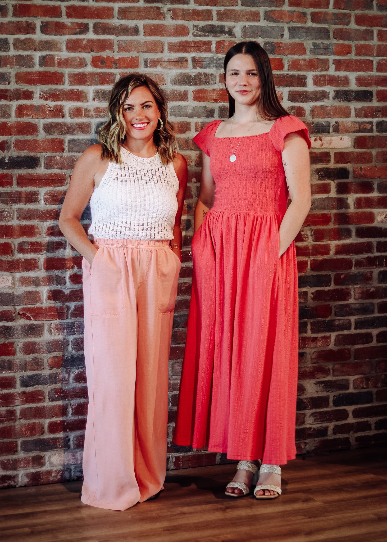 Tai Ruched Midi Dress—Guava Pink