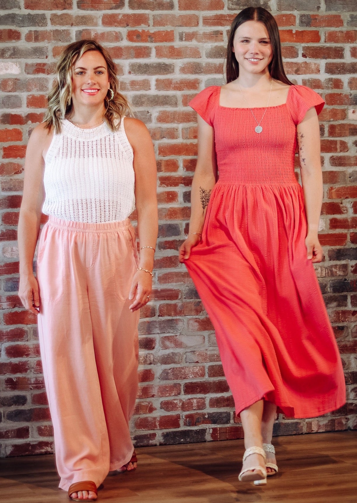 Tai Ruched Midi Dress—Guava Pink