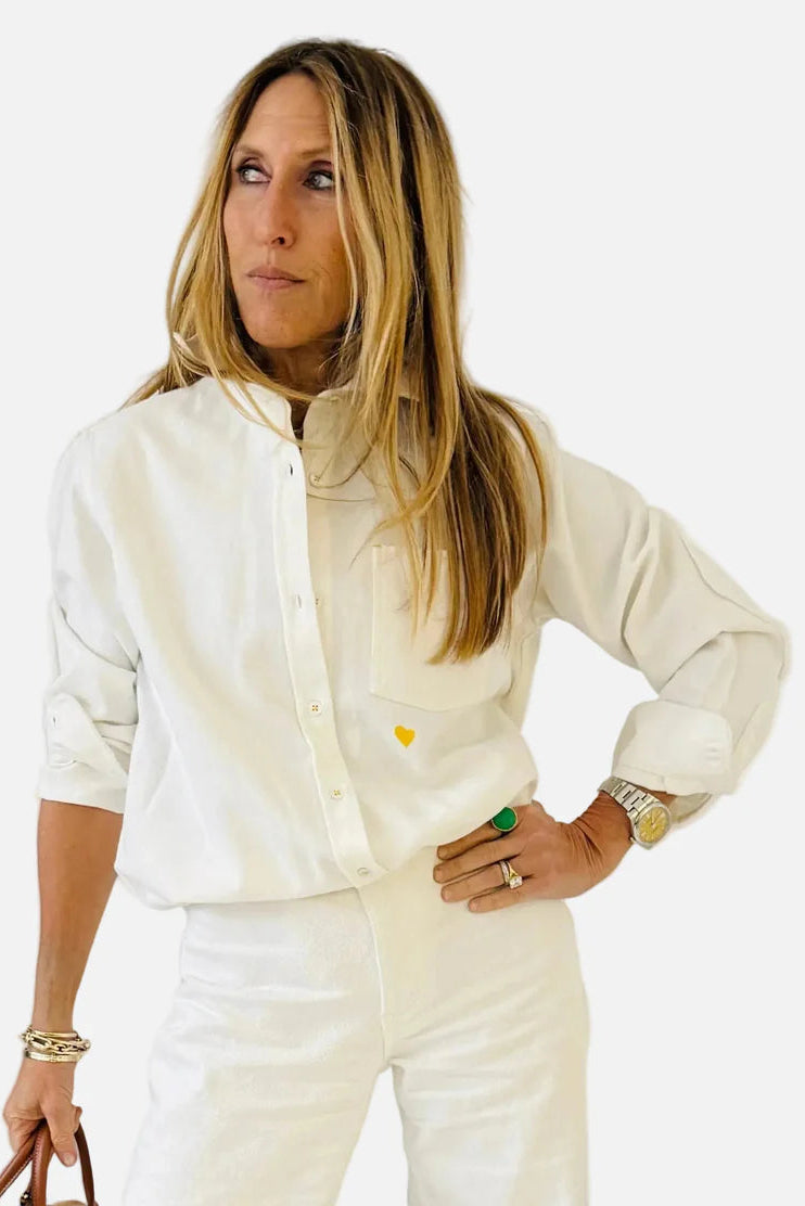 Mia Denim Shirt- Blank Canvas