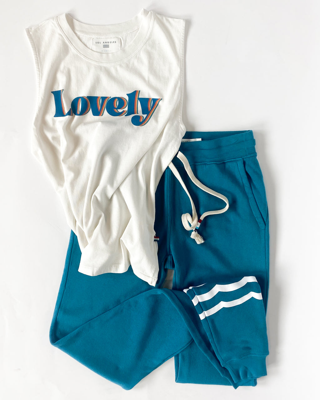 "Lovely" Cotton Muscle Tank