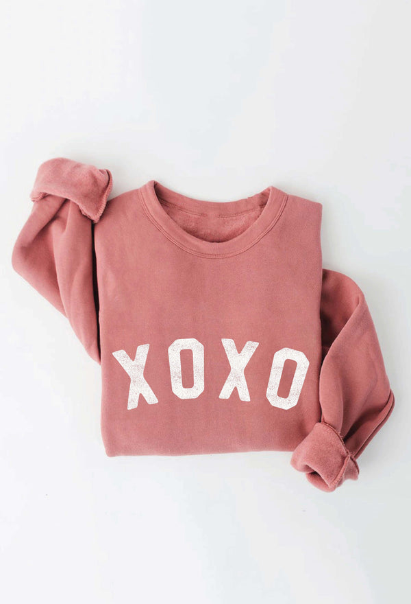 XOXO Fleece Graphic Sweatshirt
