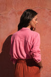 Leane Long Sleeve Shirt- Rose Pink