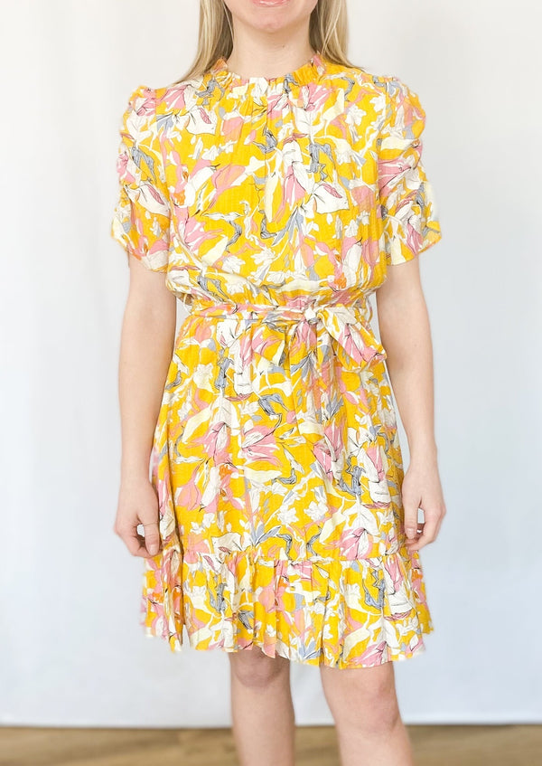 Floral Print Mini Dress**FINAL SALE**