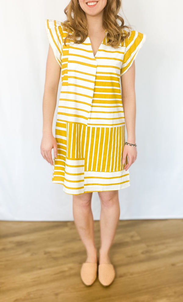 Stripe Mini Dress