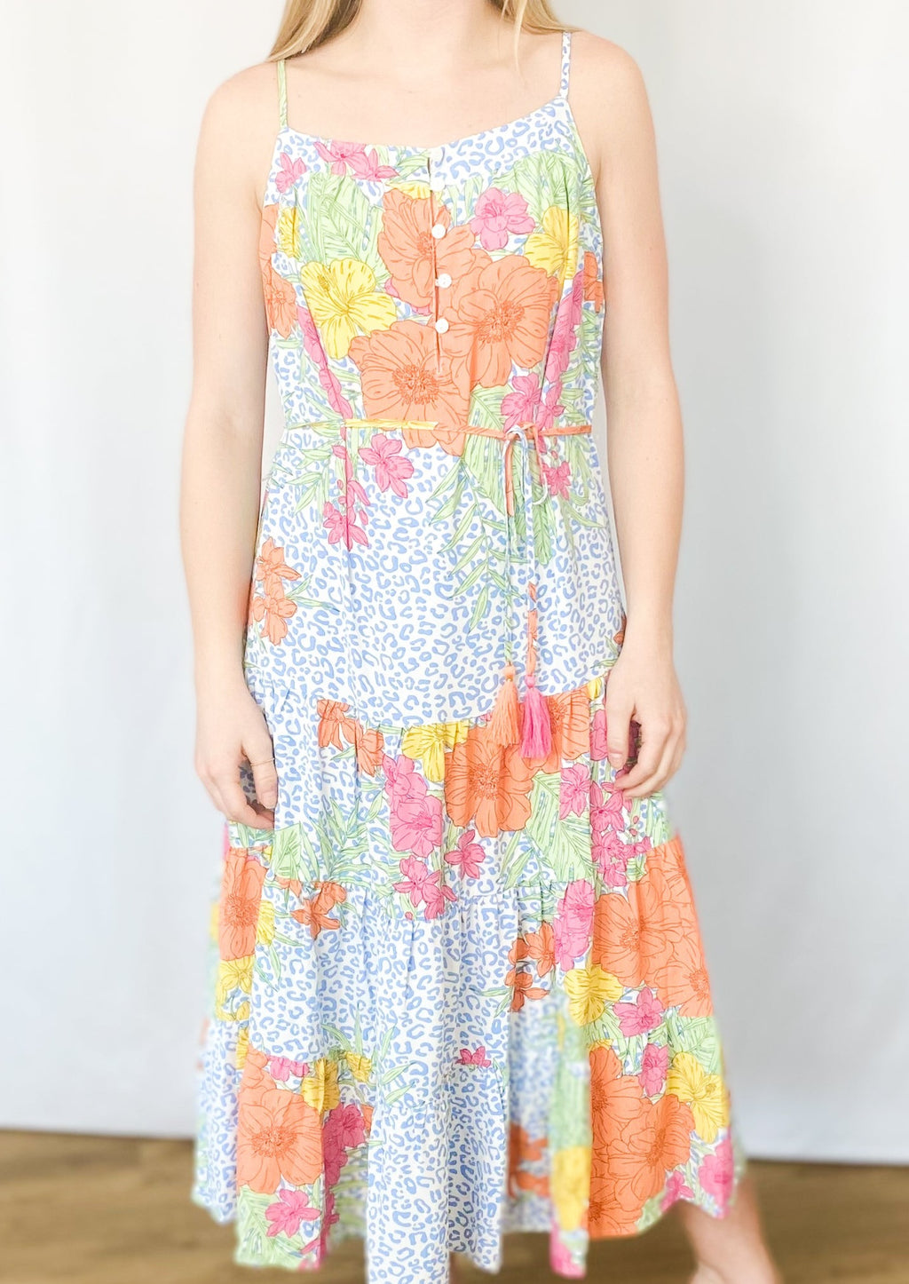 Floral Print Maxi Dress **FINAL SALE**
