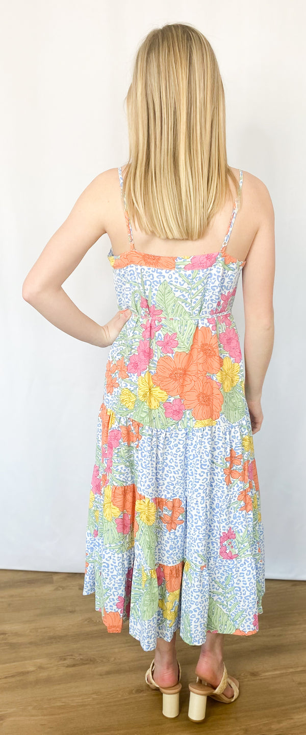 Floral Print Maxi Dress **FINAL SALE**