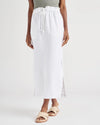 Luella Linen Blend Skirt- White**FINAL SALE**