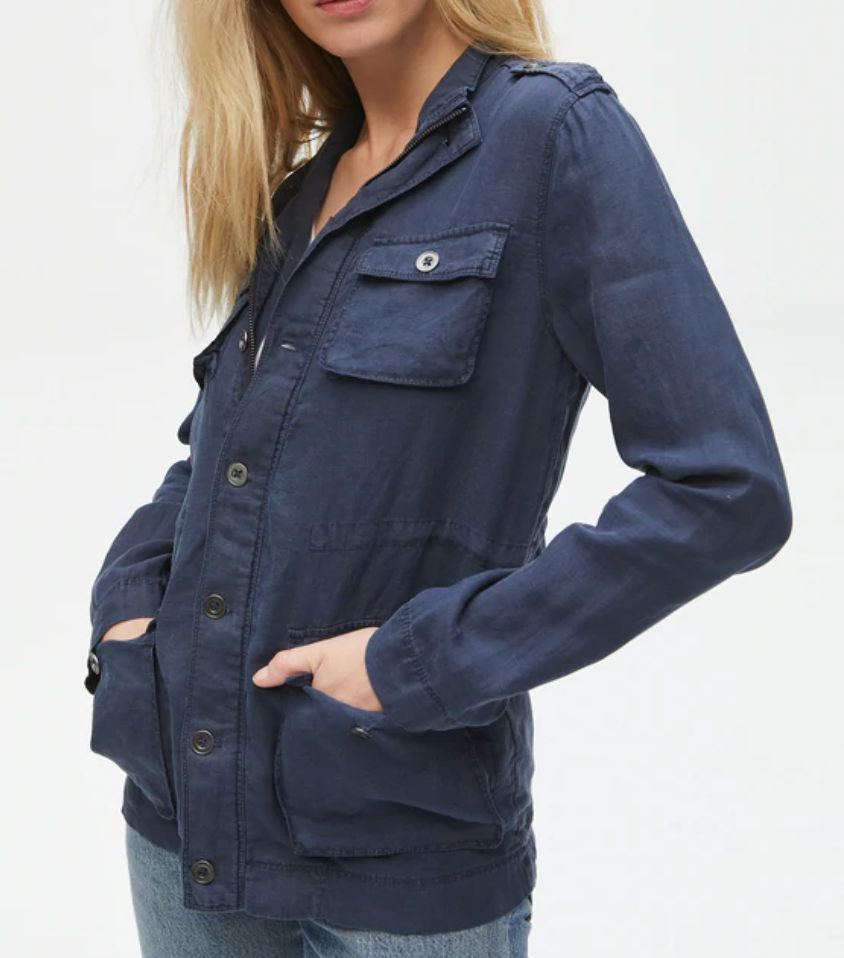 Frankie Linen Anorak Jacket