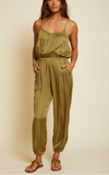 Nation LTD- Hailey Jumpsuit- Olive Green**FINAL SALE**