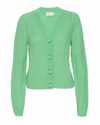 Jamie Slim Cardigan Sweater- Grasshopper  Green