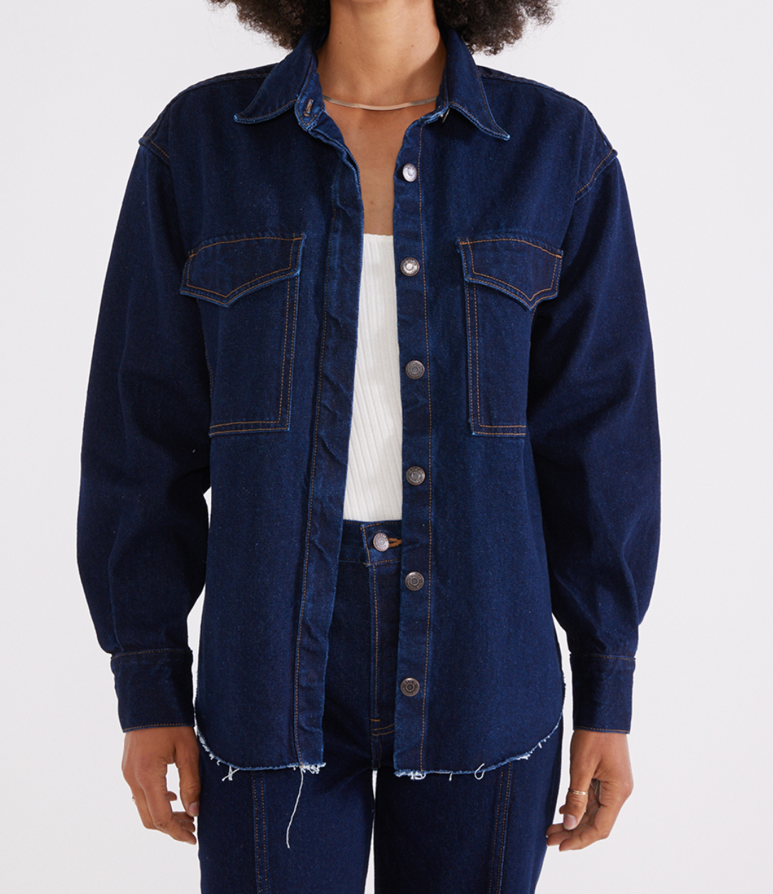 Anary Dark Denim Shirt