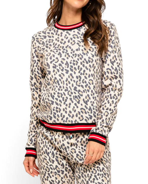 Cheetah Pullover Sweatshirt
