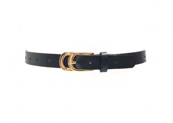 Infinity Belt- Black Leather
