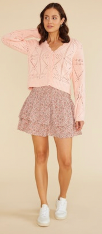 Cara Cardigan- Light Pink**FINAL SALE**
