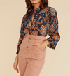 Whilla Navy Floral Blouse**FINAL SALE**