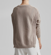 Arabella Open Knit Sweater- Taupe Clay **FINAL SALE**