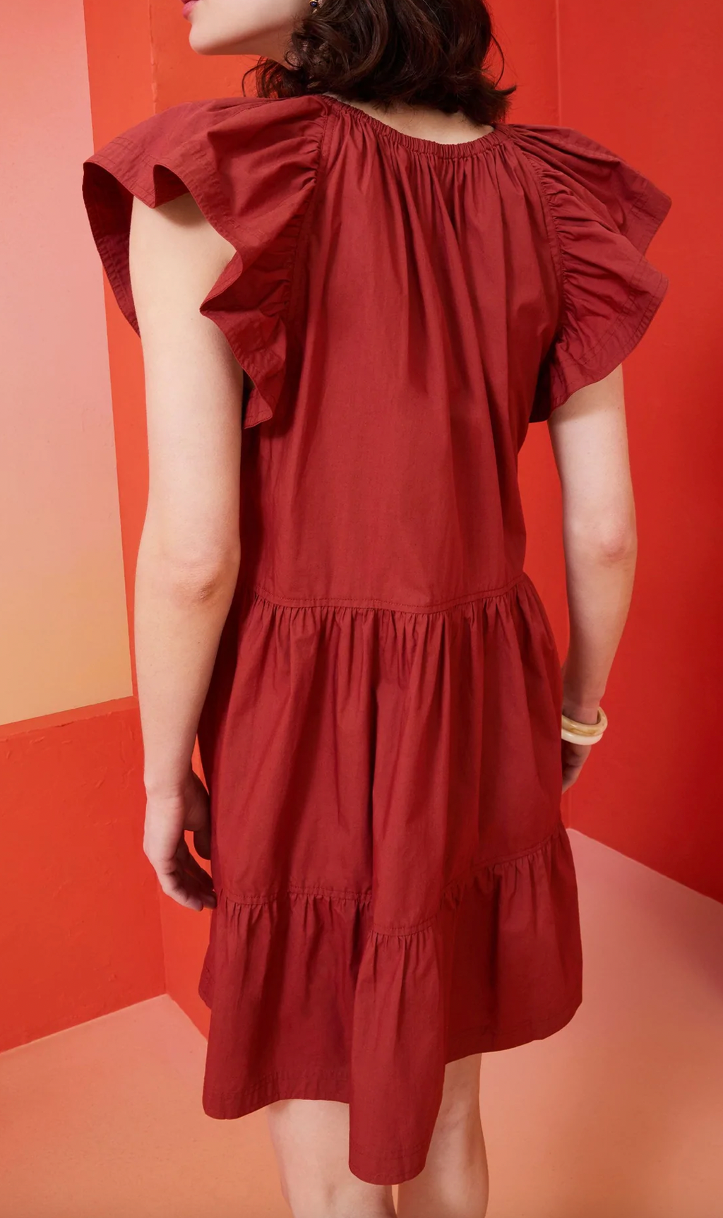 Kara Dress- Rust Color**FINAL SALE**