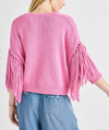 Savina Fringe Sleeve Sweater