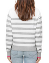 Coeur Stripe Sweater With Heart