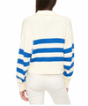 Arlo Polo Sweater- Ivory Sea Stripe