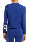 Waves Crewneck Sweatshirt- Navy Blue **FINAL SALE**