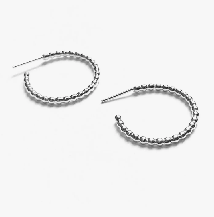 Eva Beaded Hoops
