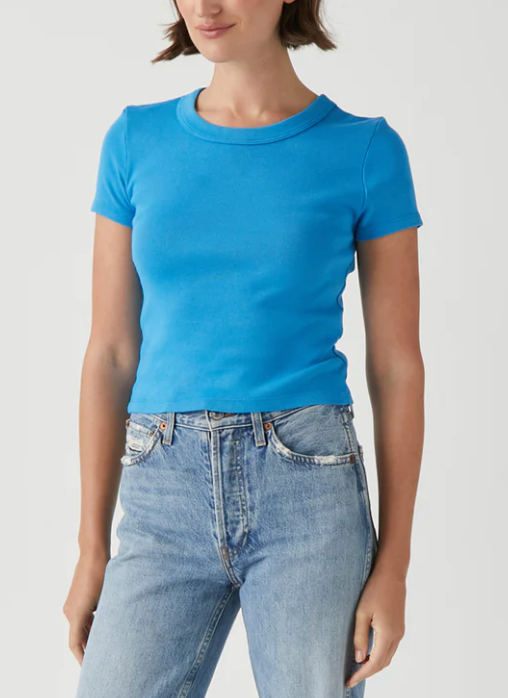 Mimi Cropped Tee- Capri