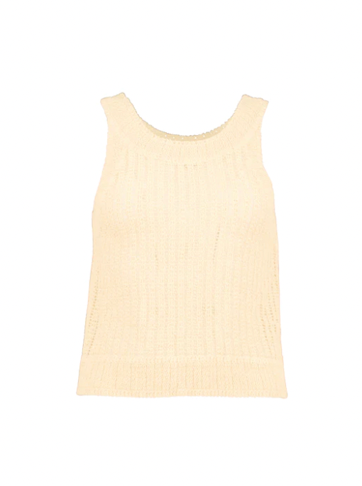 Veronica Sweater Tank—Blanc