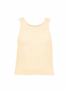Veronica Sweater Tank—Blanc