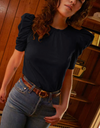 Emma Prim and Proper Tee- Black