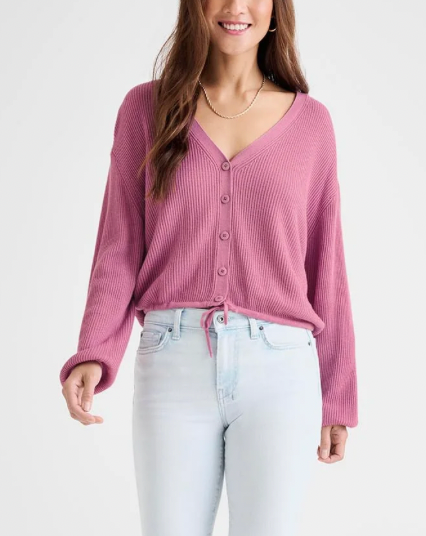 Bri Cardigan- Deep Orchid