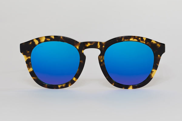 Val Acetate Framed Sunglasses- Blue