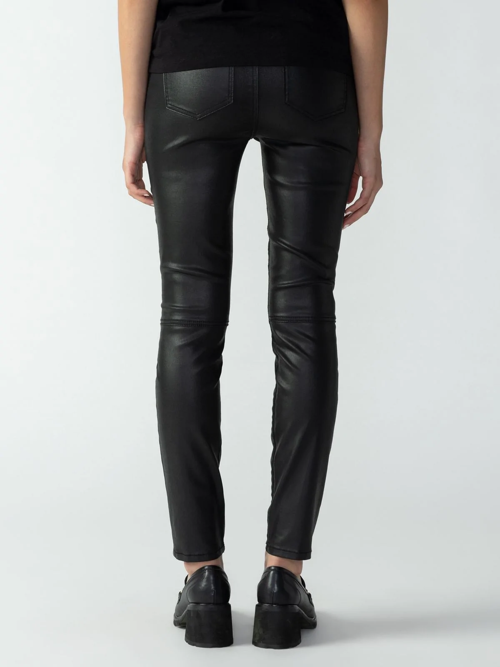 Hayden Faux Leather Skinny Pants- Black ** FINAL SALE**
