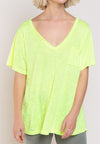Relaxed Fit T-Shirt- Neon Yellow**FINAL SALE**