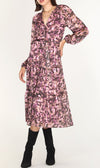 Ashley Belted Tiered Purple Maxi Dress ***Final Sale***