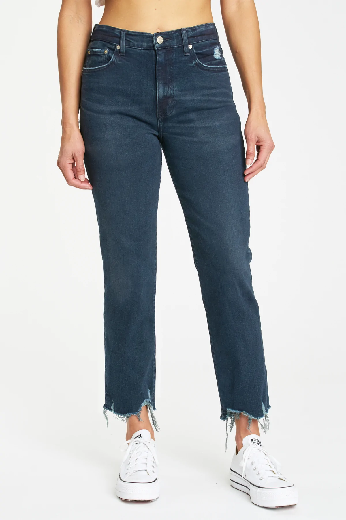 Straight Up Dark Wash High-Rise Jean **FINAL SALE**
