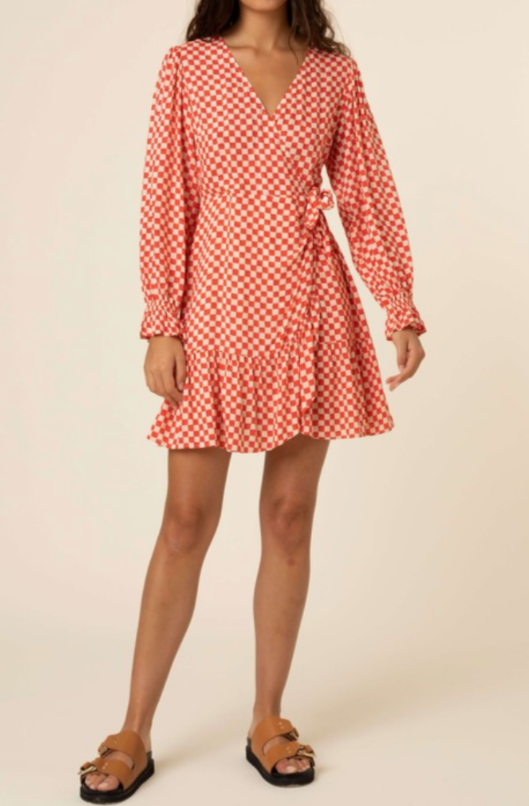 Monique Checkered Dress