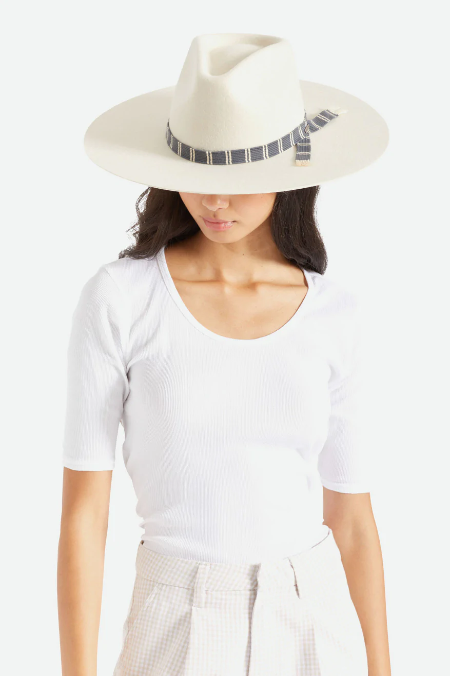 Leigh Felt Fedora- Dove
