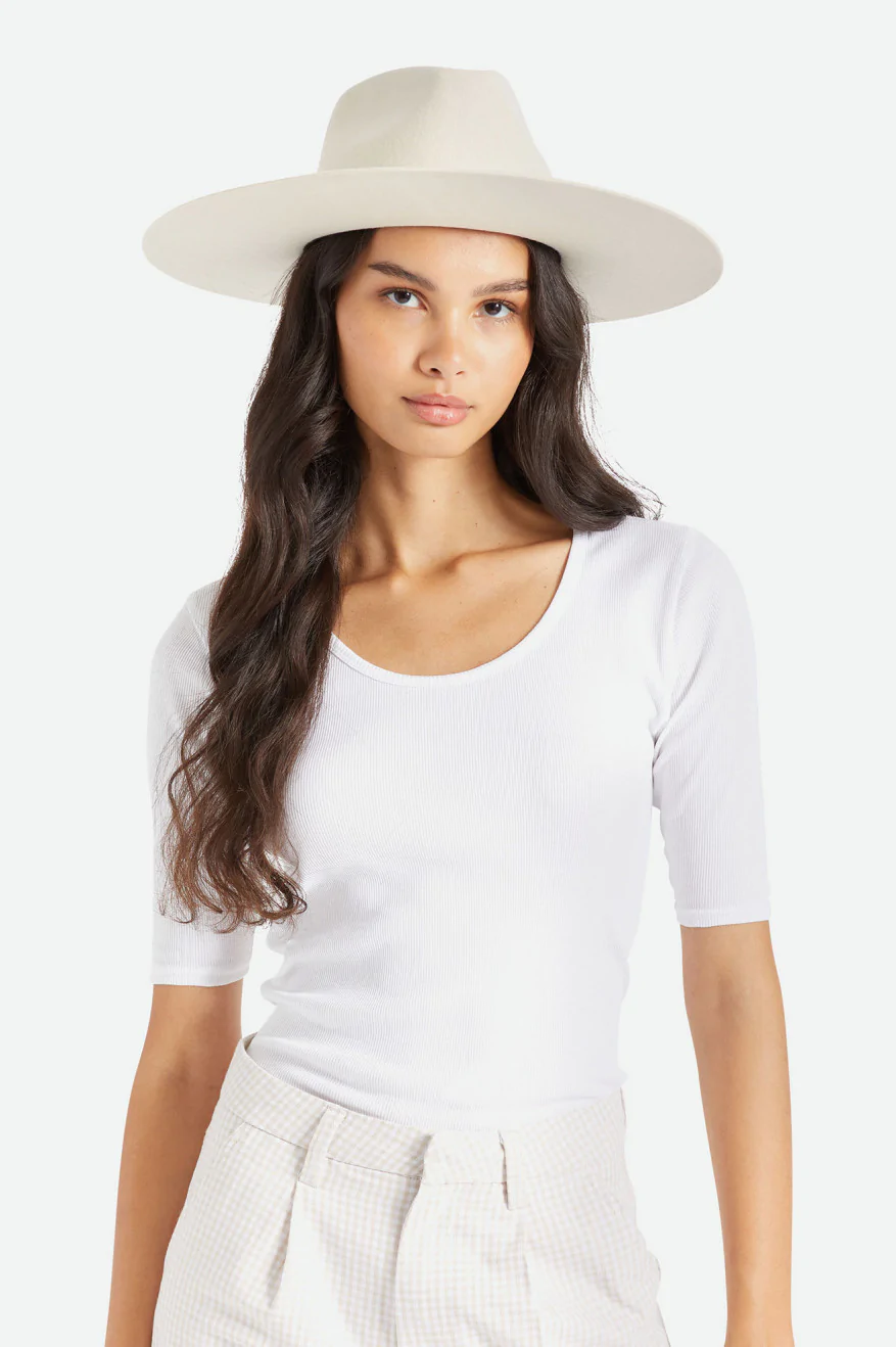 Leigh Felt Fedora- Dove