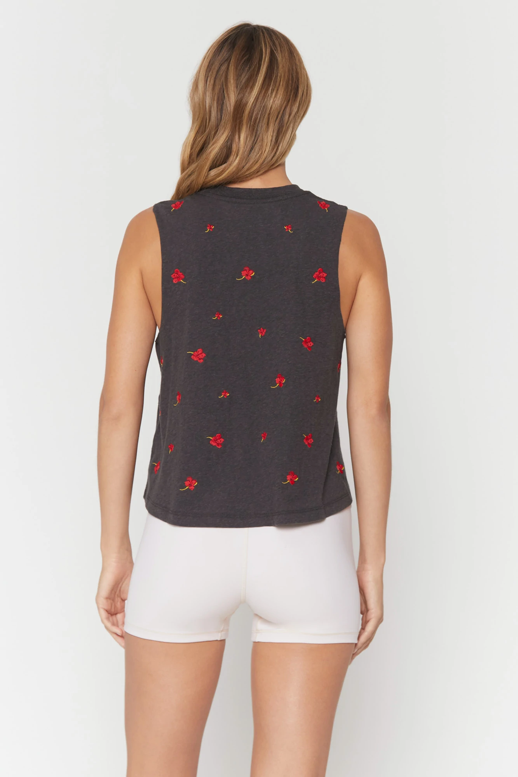 Charcoal Grey Flower Swing Tank