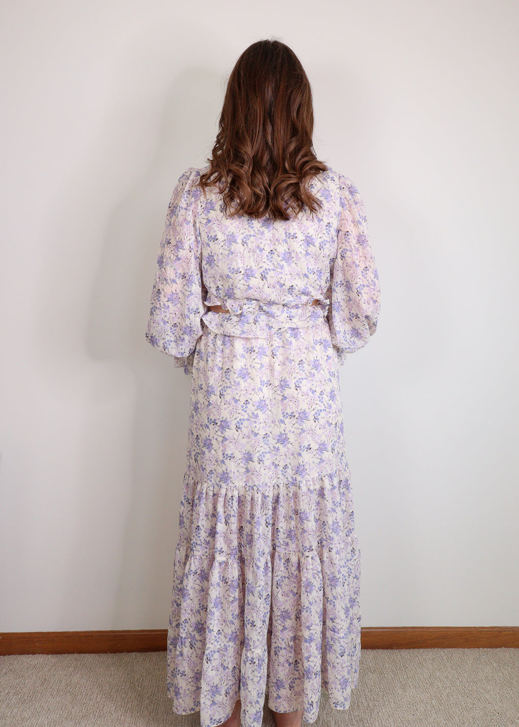 Paloma Cut-Out Dress—Botanical Print