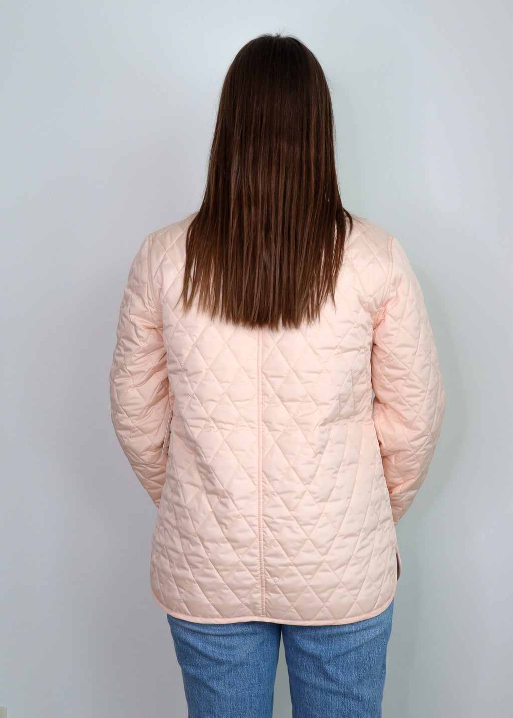 Cass Quilted Jacket—Salmon Pink ** FINAL SALE **