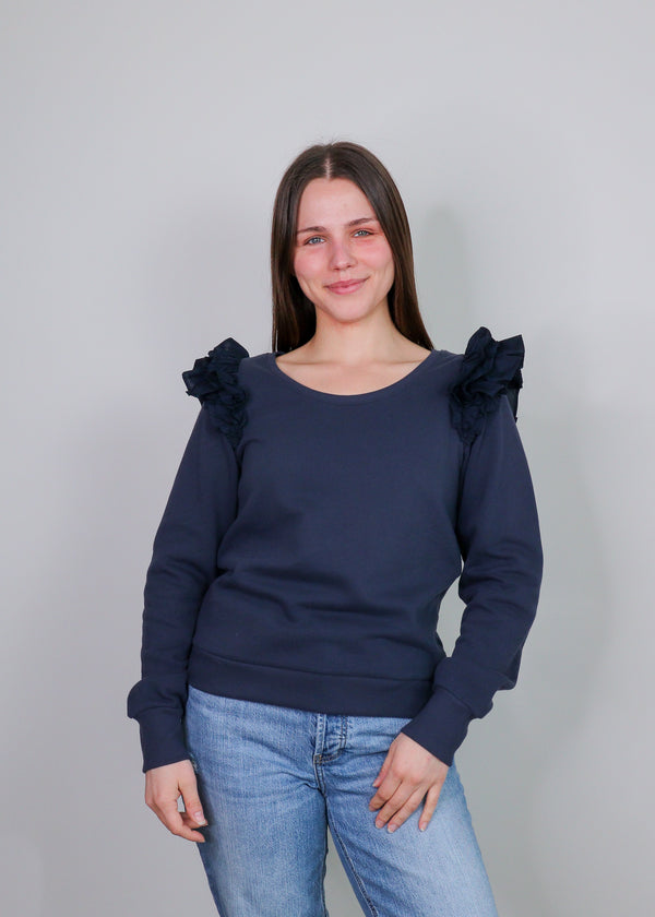 Esther Sweatshirt With Poplin