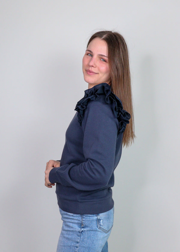 Esther Sweatshirt With Poplin