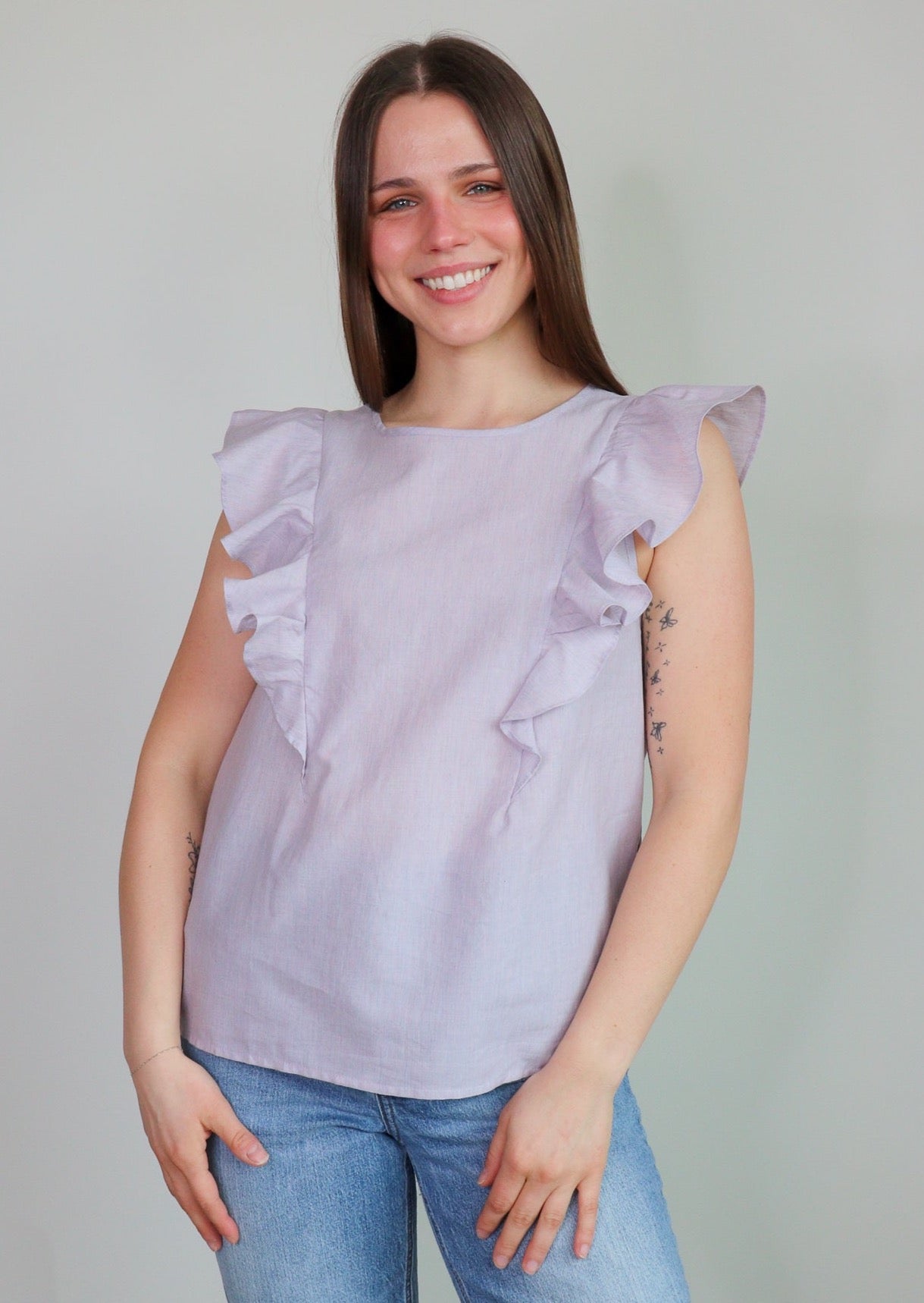 Rowena Tank—Soft Lavender